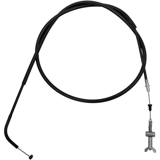 Cable de freno de vinilo negro.