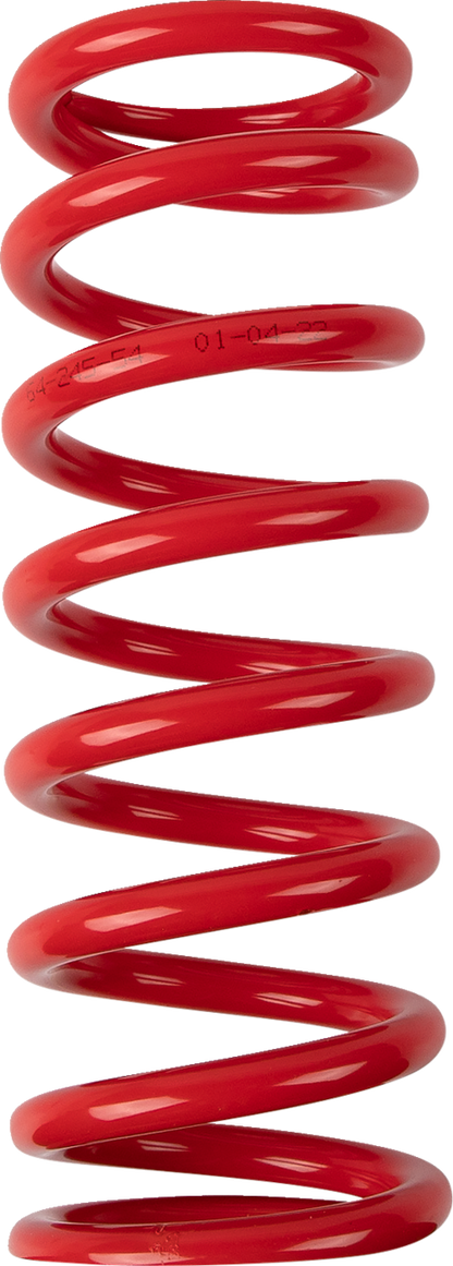 Resorte de choque - Resorte de choque - 64/66 mm OD - 54 n/mm - Rojo