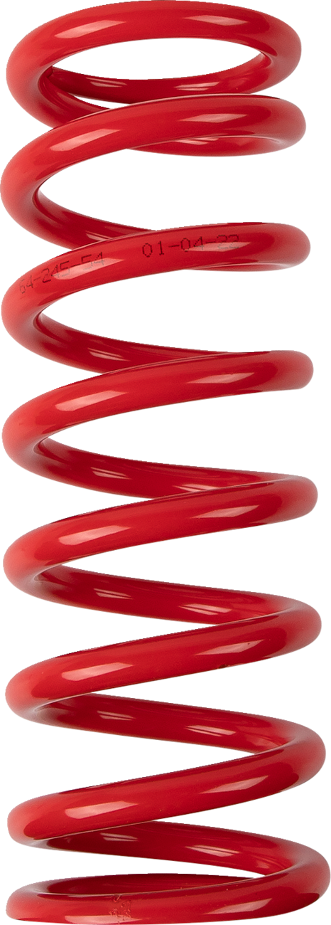 Resorte de choque - Resorte de choque - 64/66 mm OD - 54 n/mm - Rojo