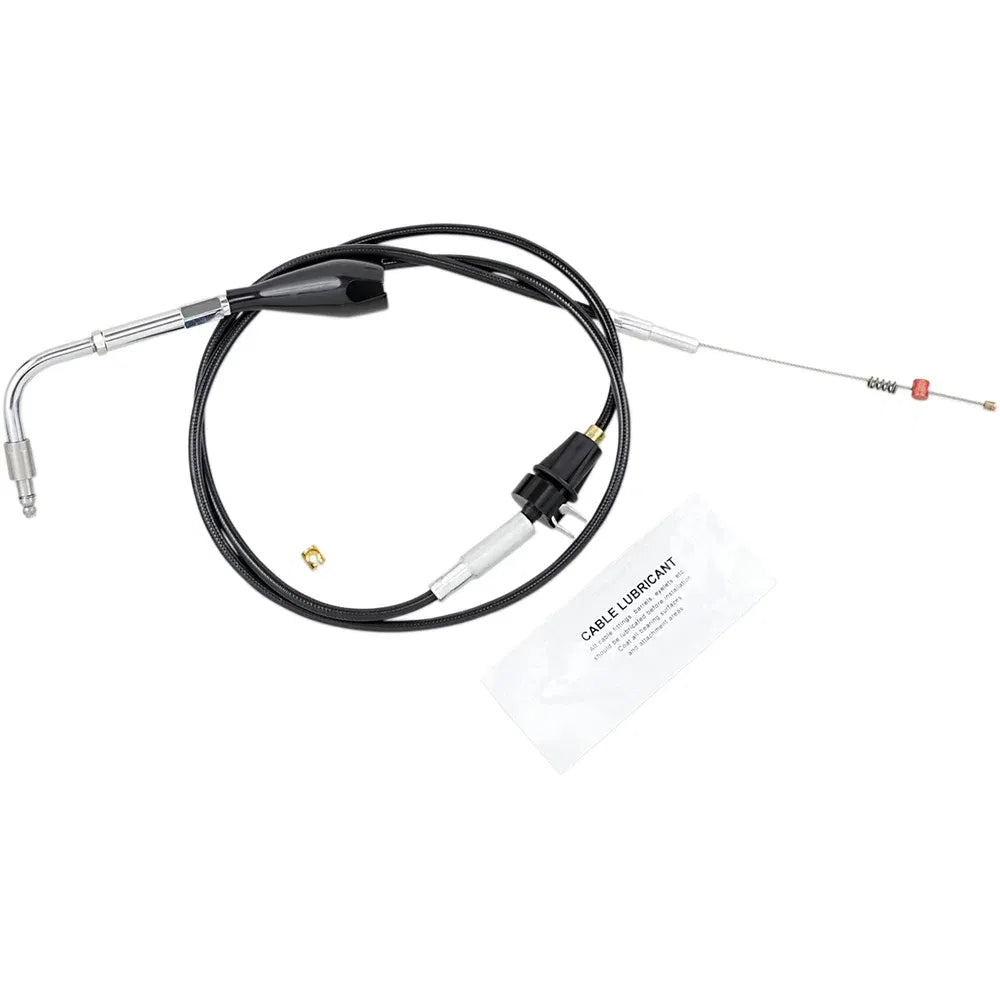 Cable de acelerador/ralentí de vinilo negro