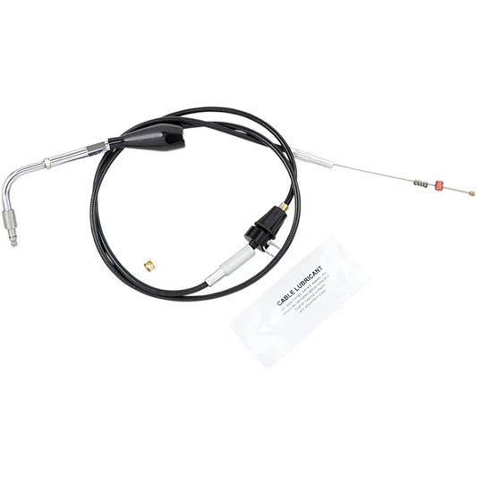 Cable de acelerador/ralentí de vinilo negro