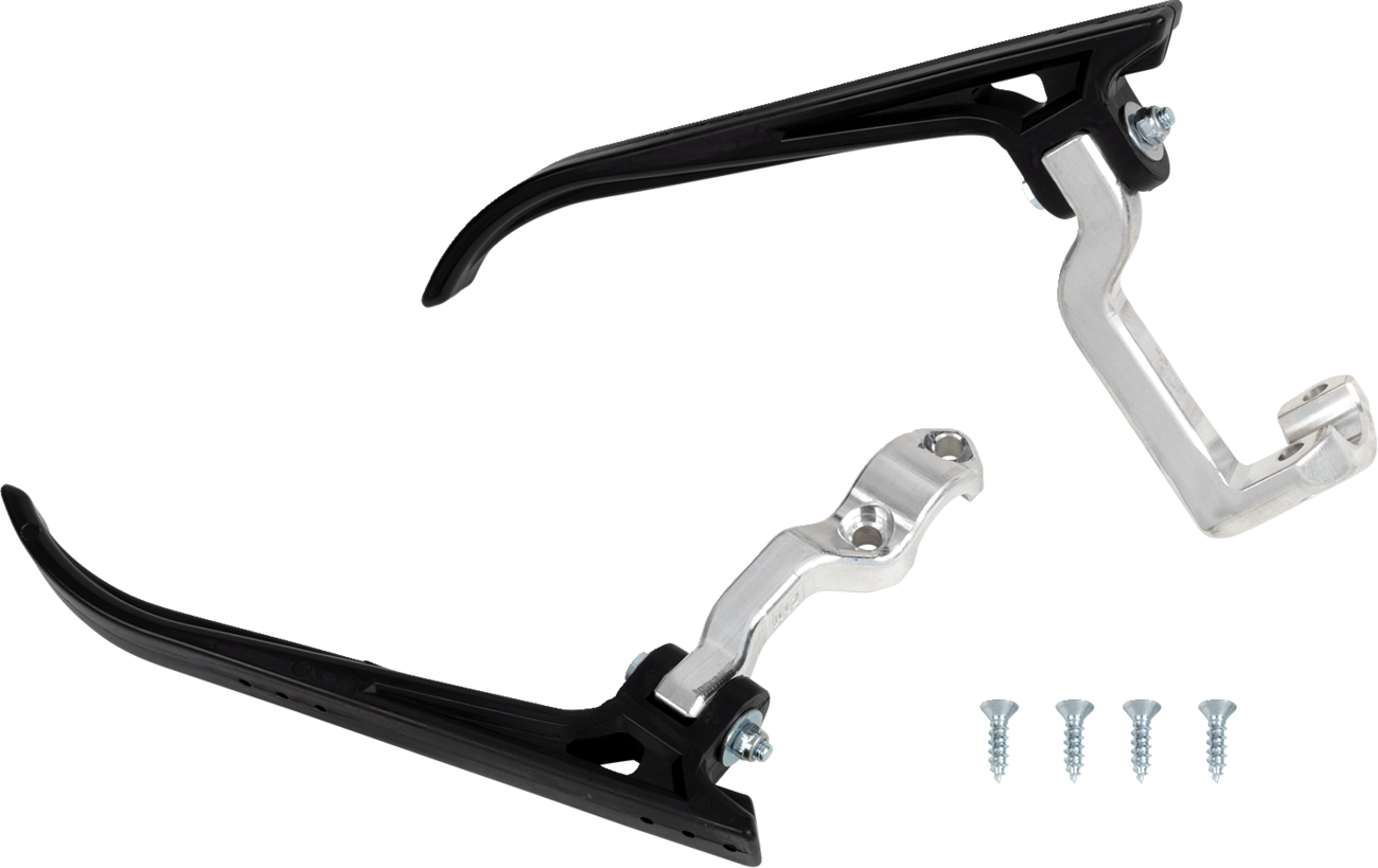 Kit de montaje de deflector Moto Roost de aluminio con extremo abierto