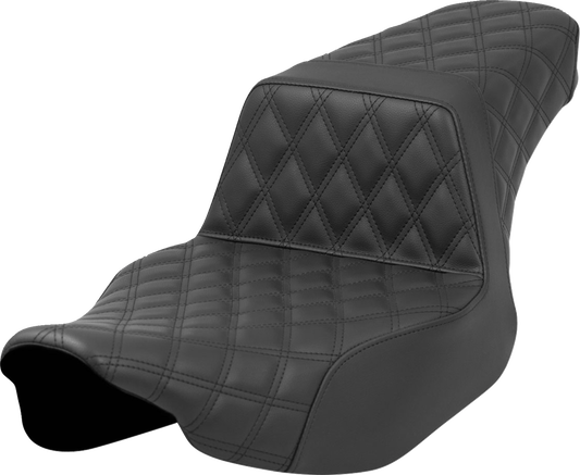 Asiento elevador - Asiento elevador - Costura de celosía completa - Negro - Alcance extendido - FL '23-'24