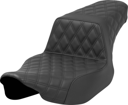 Asiento elevador - Asiento elevador - Costura de celosía completa - Negro - Alcance extendido - FL '23-'24
