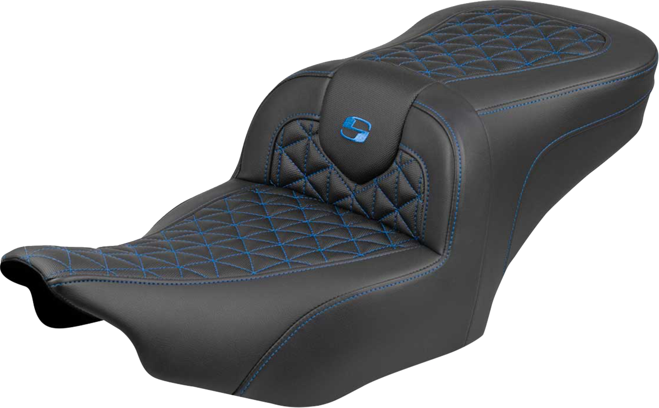 Asiento de alcance estándar Roadsofa™ - Asiento Roadsofa™ - sin respaldo - Costura azul - FLH/FLT '23-'25