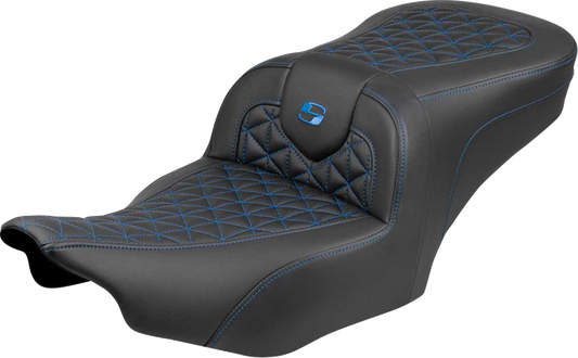 Asiento de alcance estándar Roadsofa™ - Asiento Roadsofa™ - sin respaldo - Costura azul - FLH/FLT '23-'25