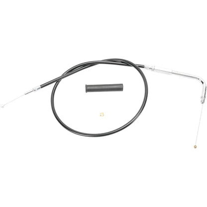 Cable de acelerador/ralentí de vinilo negro