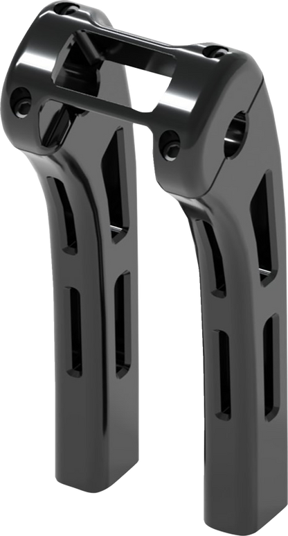 Elevadores Ghost - Elevadores Ghost - Abrazadera de pantalla Softail - 10" - Negro
