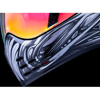 Casco Icon Domain Nouveau - Plata