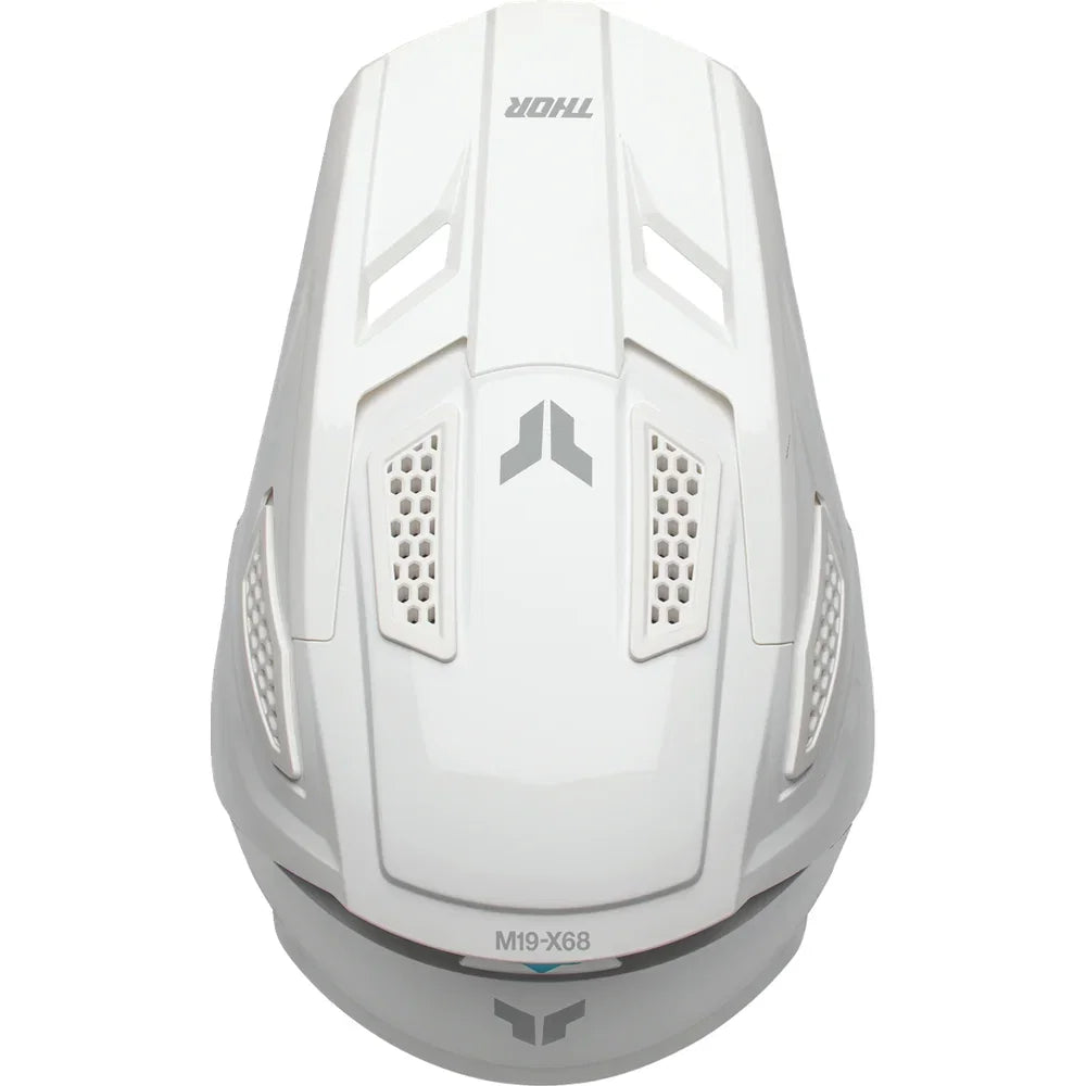 Casco fleet whiteout blanco brillo