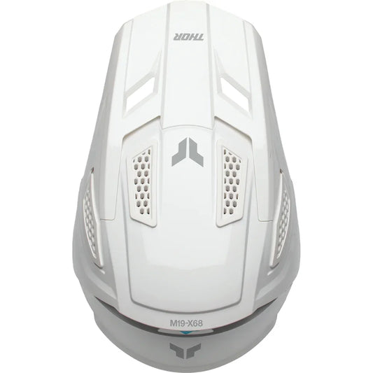 Casco fleet whiteout blanco brillo