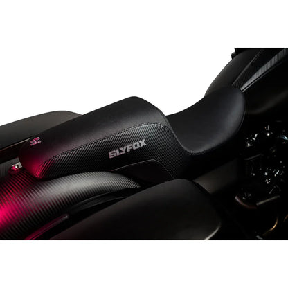 Asiento SLYFOX The Drifter Drifter Gray Logo Smooth Vinyl Carbon Fiber FL '08-'23