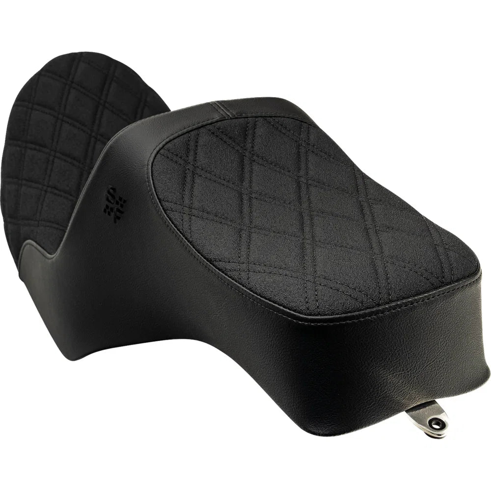 Asiento SLYFOX High Noon Vinyl Black Double Diamond Stitch FXR -'82-'00
