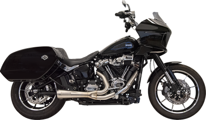 Sistema de escape The Ripper 2 en 1 - Sistema de escape Ripper 2 en 1 con silenciador de megáfono - Inoxidable - 49 estados - M8 Softail