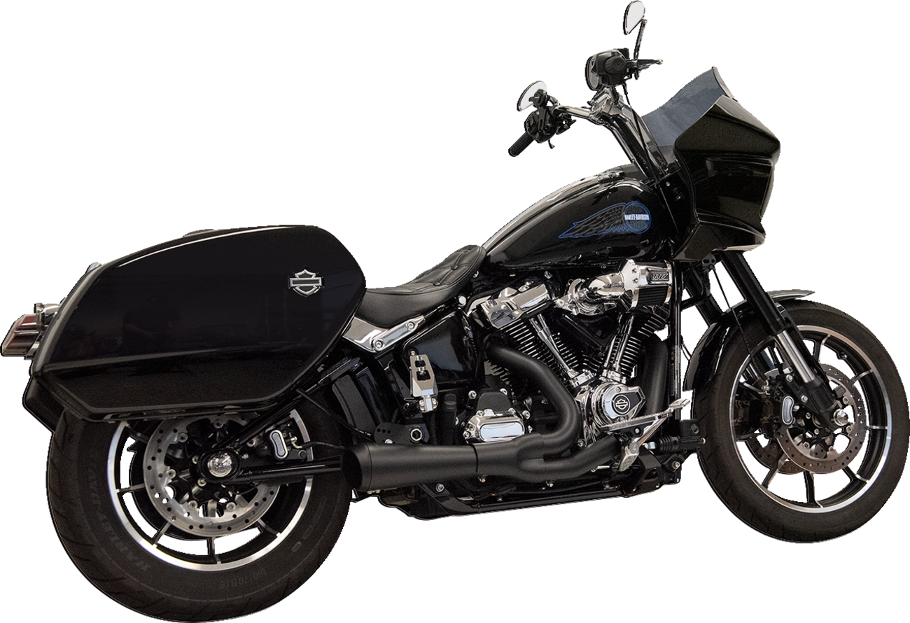 Sistema de escape The Ripper 2 en 1 - Sistema de escape Ripper 2 en 1 con silenciador de megáfono - Negro - 49 estados - M8 Softail