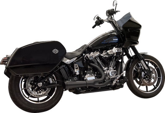 Sistema de escape The Ripper 2 en 1 - Sistema de escape Ripper 2 en 1 con silenciador de megáfono - Negro - 49 estados - M8 Softail