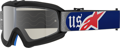 Lentes Youth Vision Corp Merica 25 - Lentes Youth Vision Corp - Merica 25 - Rojo/Azul - Lente de espejo plateado