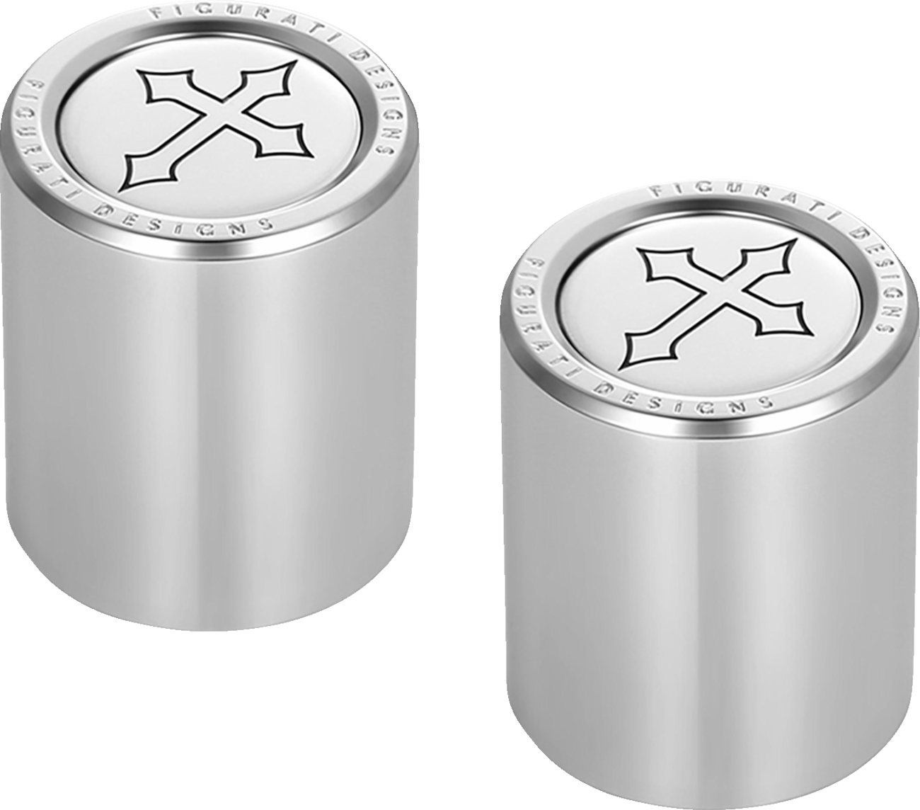 Cubiertas de acoplamiento - Cubiertas de acoplamiento - Cruz - Plata