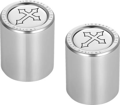 Cubiertas de acoplamiento - Cubiertas de acoplamiento - Cruz - Plata