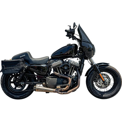 Asiento SLYFOX The Drifter Drifter Gray Logo Black Vinyl W/ Slipstop Carbon Fiber XL '04-'22