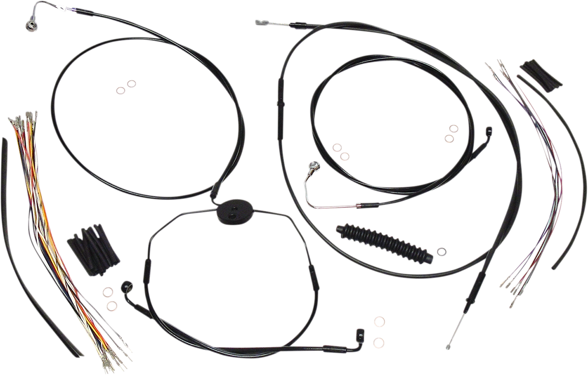 Kit de instalación de manillar XR - Kit de instalación de manillar XR - Colgadores Ape de 12"-14" - FLTR '08-'13 - Negro