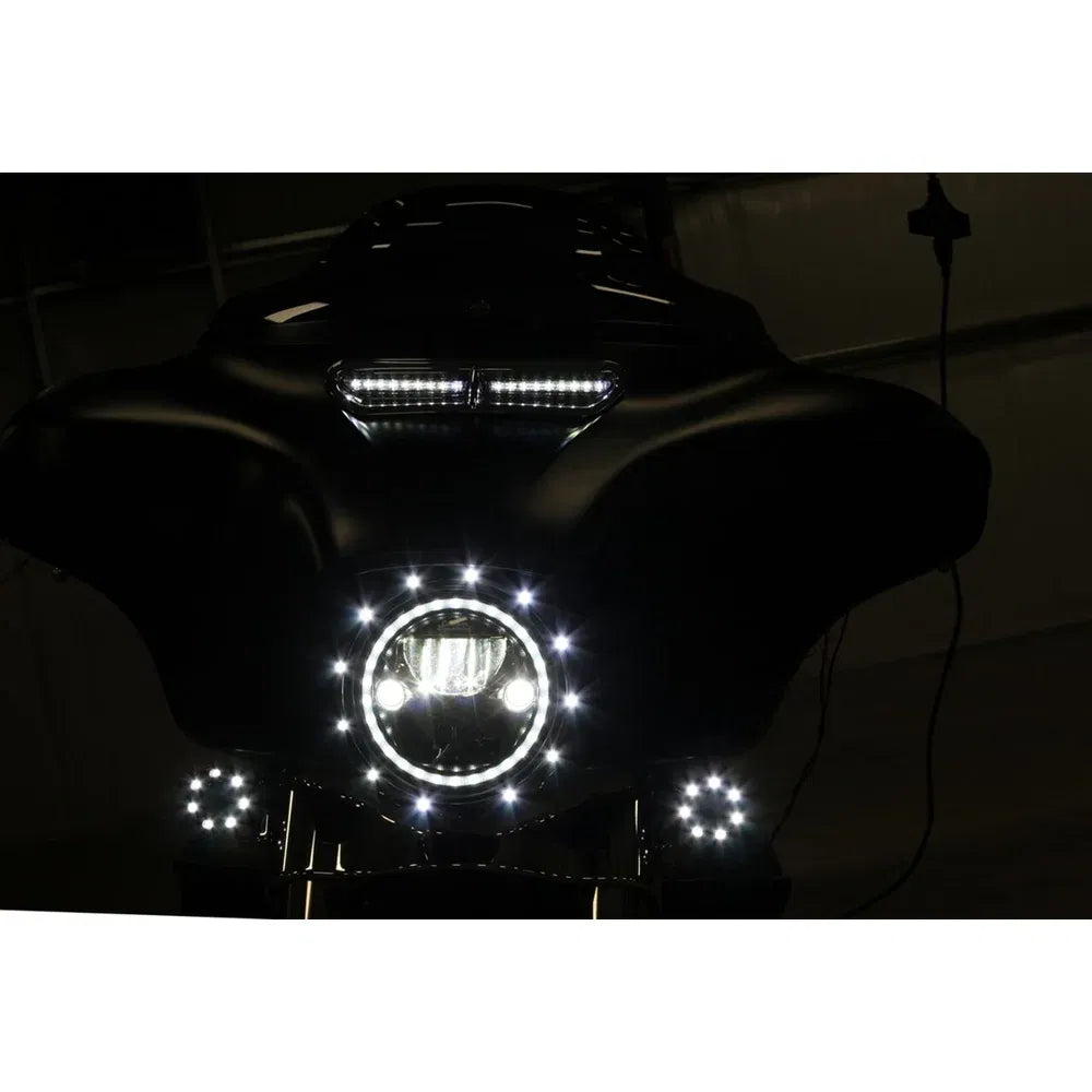 Kit de luces led con inserto de ventilación batwing