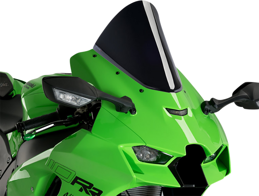 Parabrisas R-Racer - Parabrisas de carrera - 12-1/2" - Negro - Ninja ZX-10R