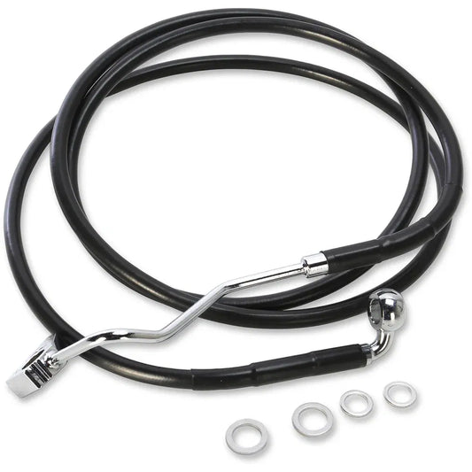 Kit de línea de freno de vinilo negro de longitud extendida