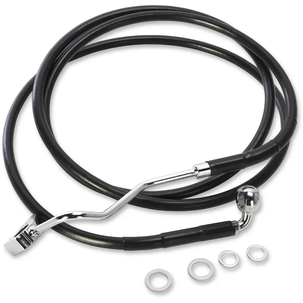 Kit de línea de freno de vinilo negro de longitud extendida