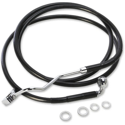 Kit de línea de freno de vinilo negro de longitud extendida