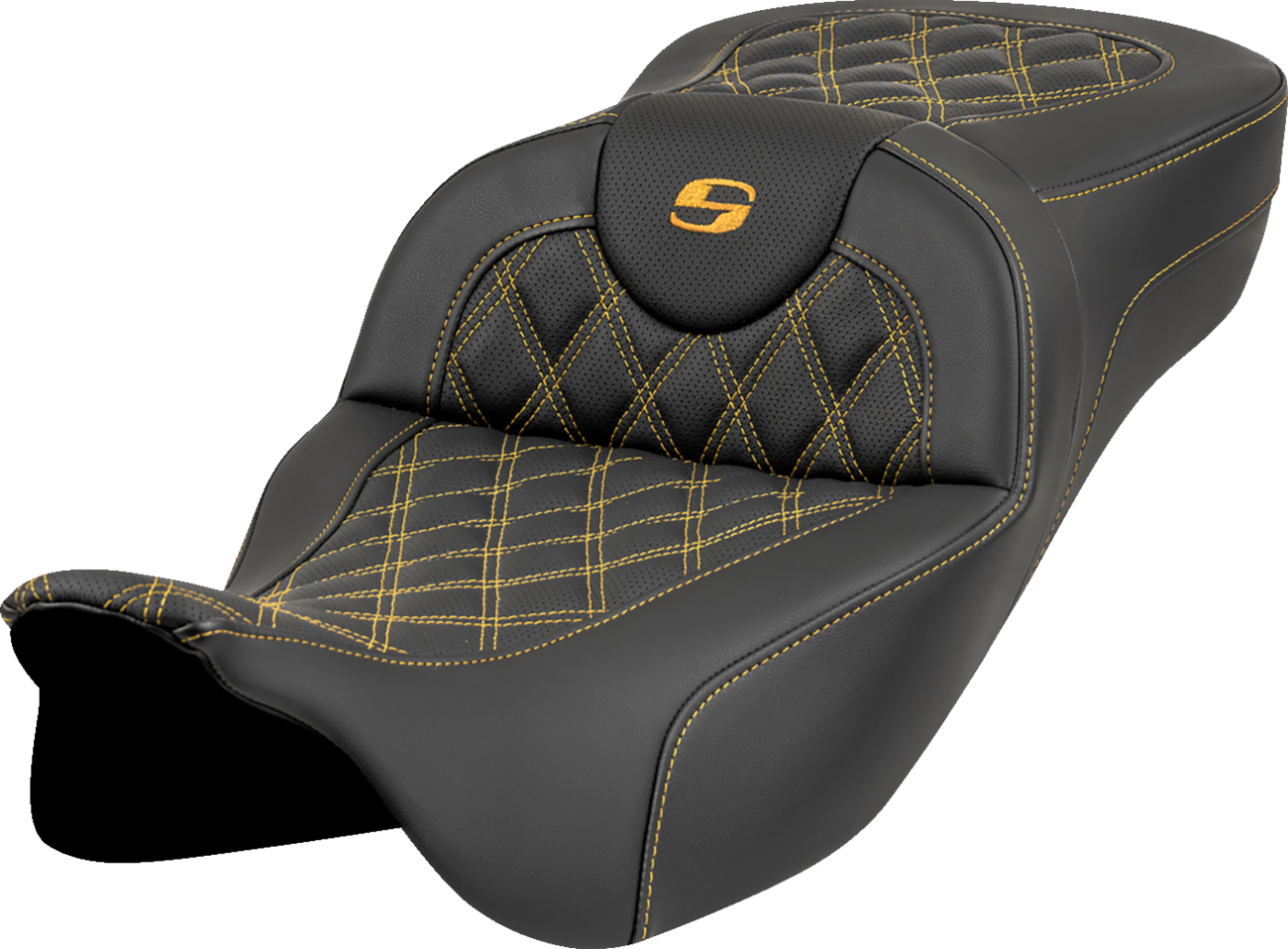 Asiento de alcance extendido Roadsofa™ - Asiento de alcance extendido Roadsofa™ - Costura de celosía - Costura dorada - sin respaldo - FL '08-'23