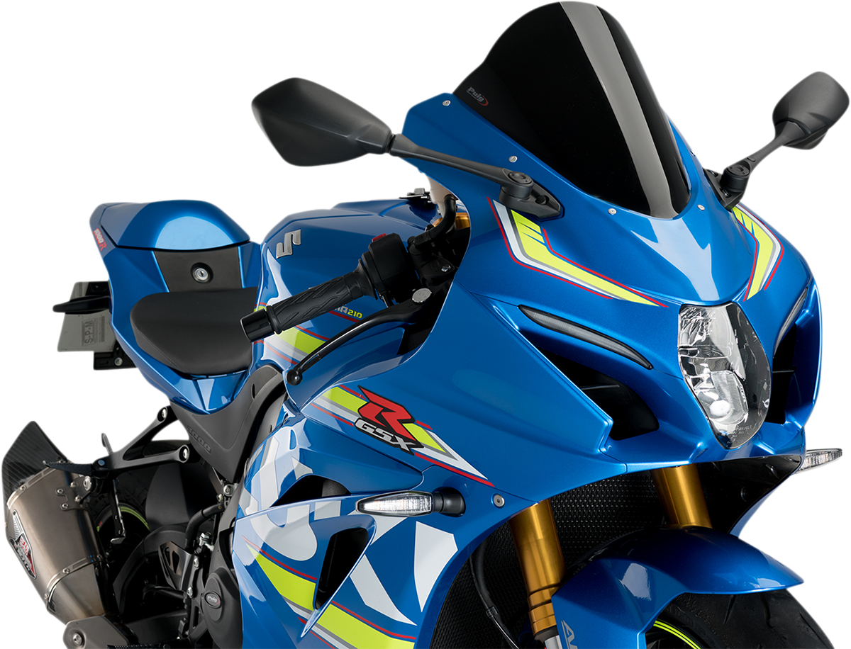 Parabrisas Z-Racing - Parabrisas de carrera - 11-1/4" - Negro - GSX-R
