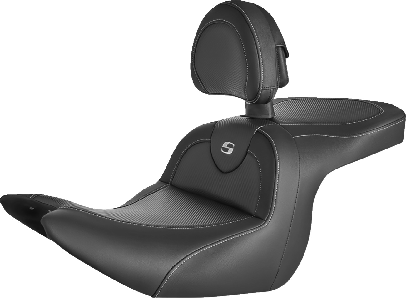 Asiento de fibra de carbono Roadsofa™ - Asiento de fibra de carbono Roadsofa™ - Fibra de carbono - con respaldo - GL1800 '18 -'24