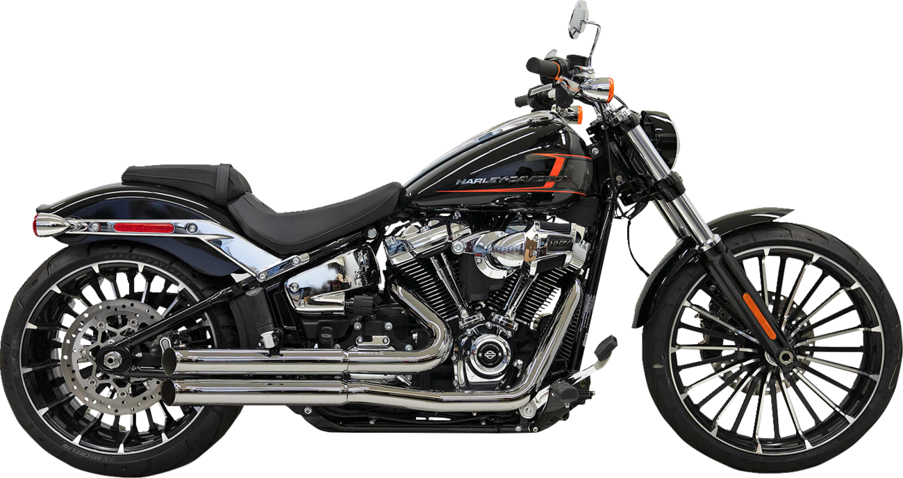 Sistema de escape Pro-Street - Escape Pro Street - Cromo - Softail