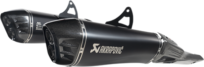 Escape Akrapovic - Slip-On Series Muffler - Titanium/Carbon Fiber - Black