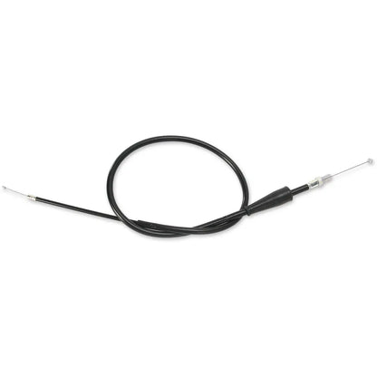 Cable del acelerador de vinilo negro.