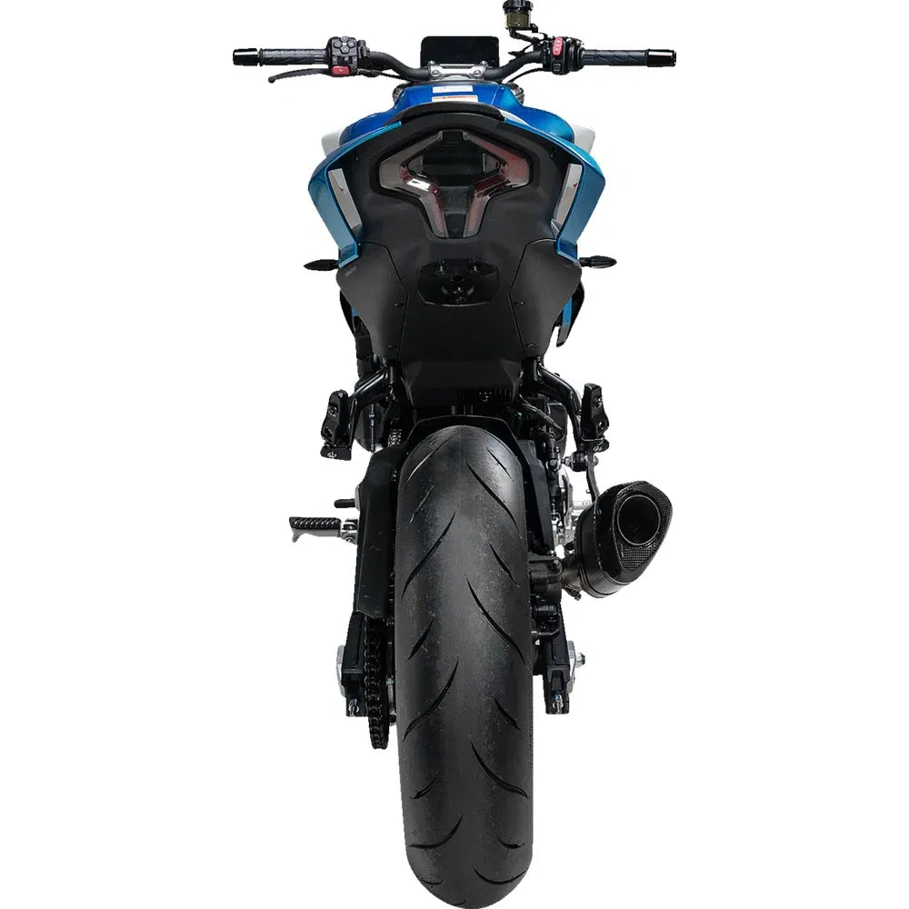 Silenciador slip-on line - fibra de carbono - cfmoto 450sr/nk