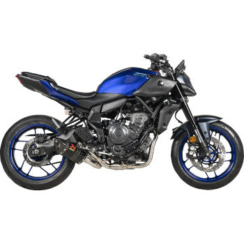 Escape Akrapovic - Racing Line Exhaust System - Carbon Fiber - Yamaha MT-07