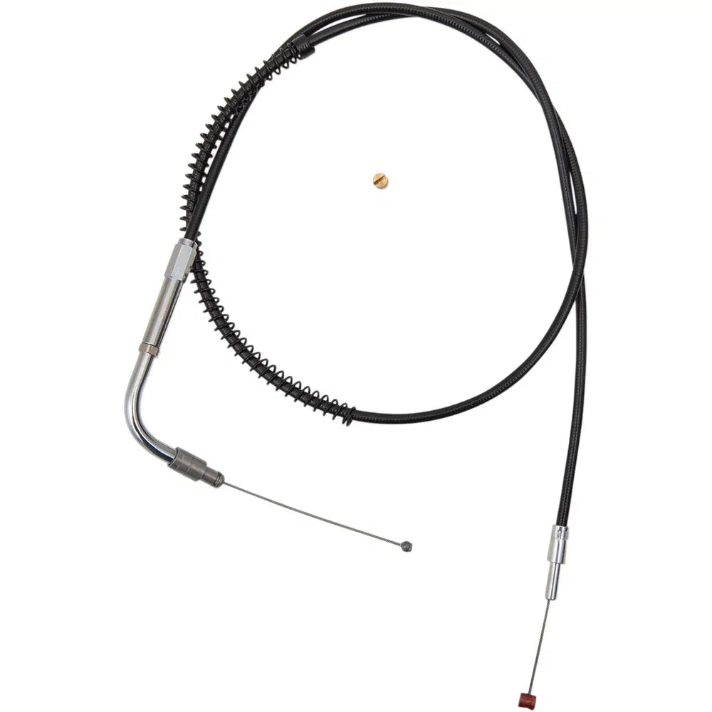 Cable de acelerador/ralentí de vinilo negro