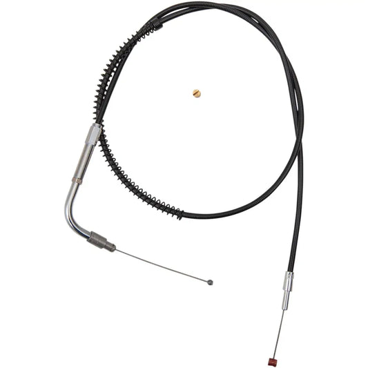 Cable de acelerador/ralentí de vinilo negro