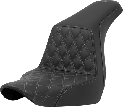 Asiento elevado con costura de celosía - Asiento elevado - Costura de celosía delantera - Costura gris - FXLR/FLSB '18-'24