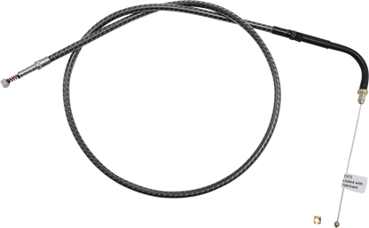 Cable trenzado de ralentí/acelerador KARBONFIBR - Cable de ralentí trenzado KARBONFIBR - 30-3/4"