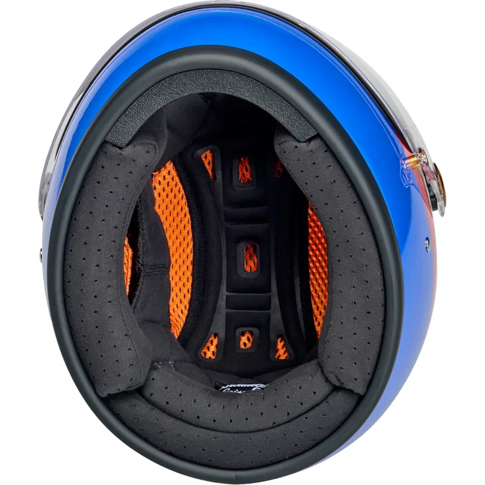Casco gringo s apex blanco/rojo/azul
