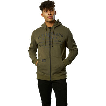 Sudadera con Capucha Alpinestars Profile - Verde Militar