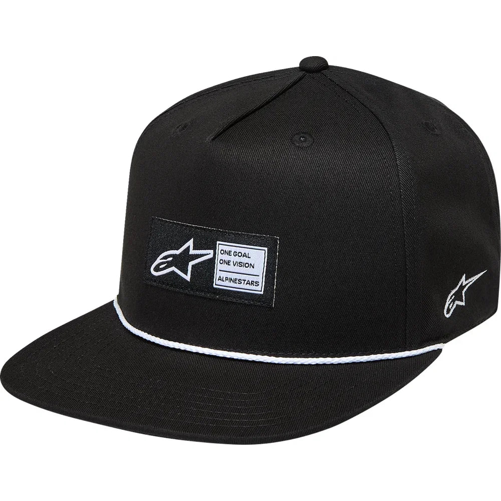 Gorra snapback con etiqueta