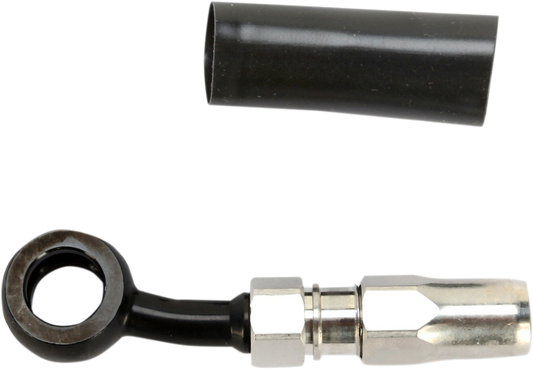 BYO® Banjo para construir tu propio con accesorio - Freno de banjo BYO - 10 mm - 15° - Giro de 90° - Negro