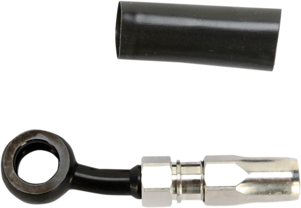 BYO® Banjo para construir tu propio con accesorio - Freno de banjo BYO - 10 mm - 15° - Giro de 90° - Negro
