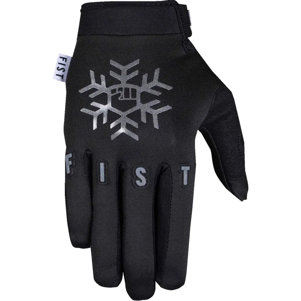 Guantes para clima frío y escarchados con copos de nieve para jóvenes