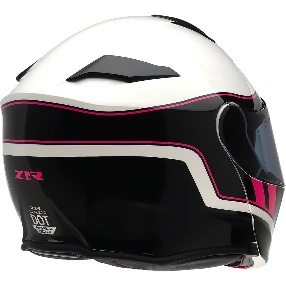 Casco Z1R Solaris 2.0 Opus Black/White/Pink