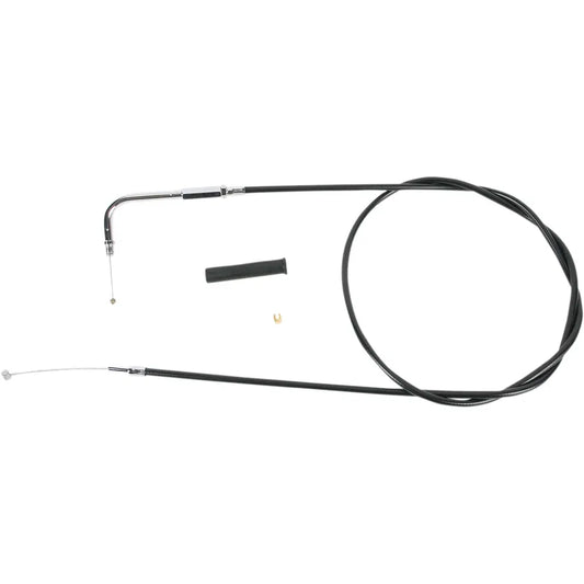 Cable de acelerador/ralentí de vinilo negro